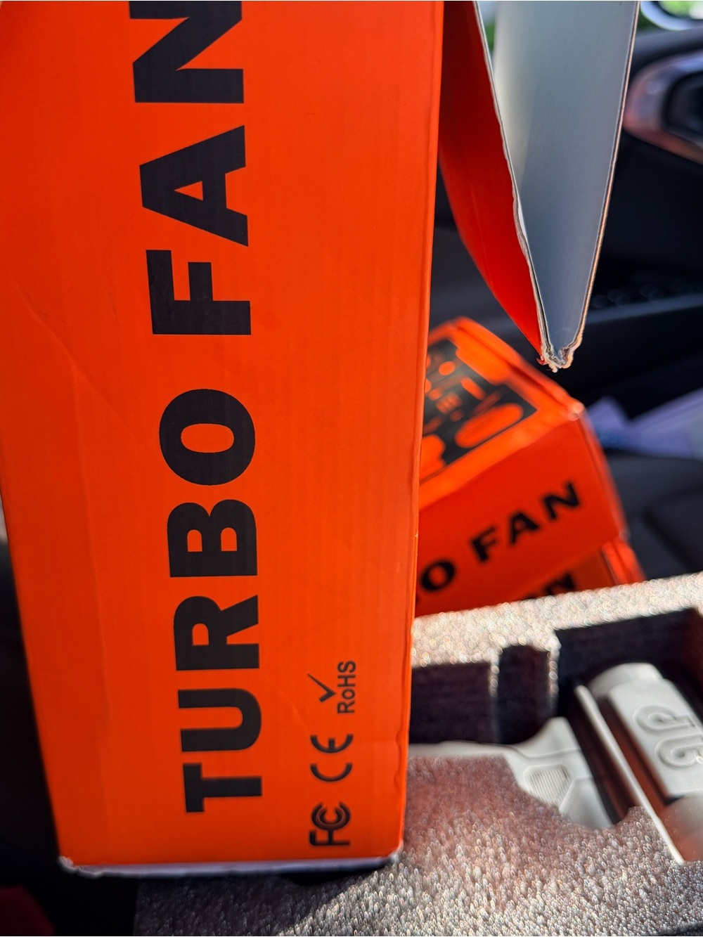 Turbo Fan - Bright Orange Box